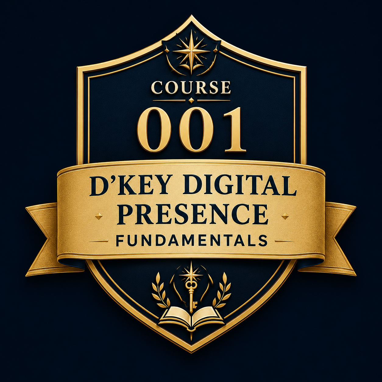 Course 001 badge