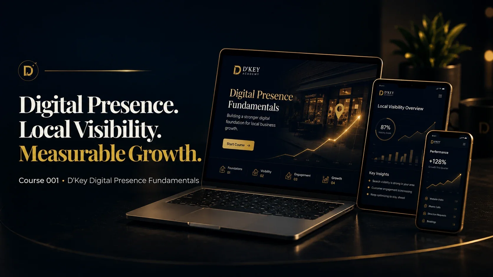Digital Presence, Local Visibility and Measurable Improvement course overview