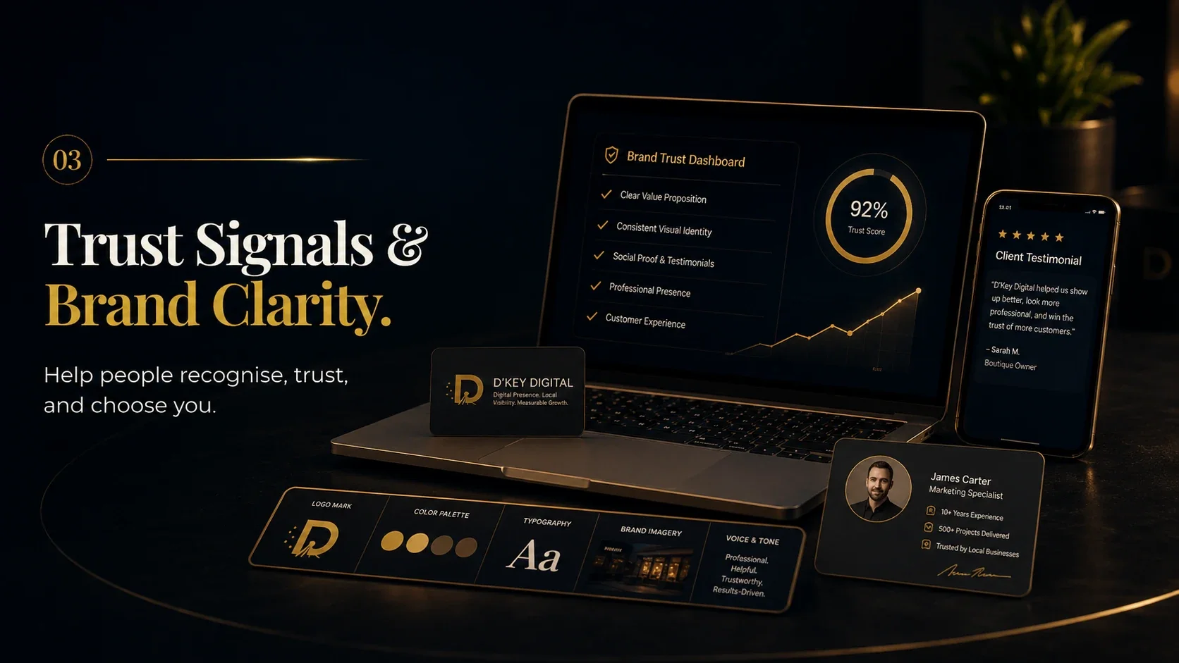 Trust Signals and Brand Clarity course visual