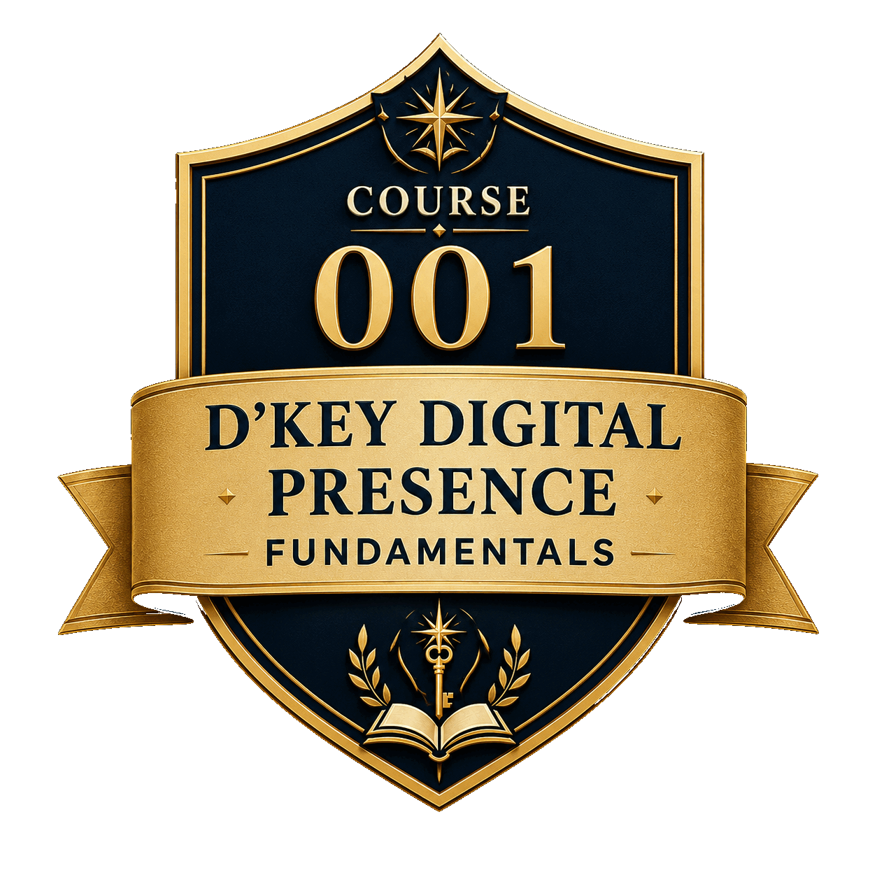 Academy of D’Key Course 001 — Digital Presence Fundamentals crest